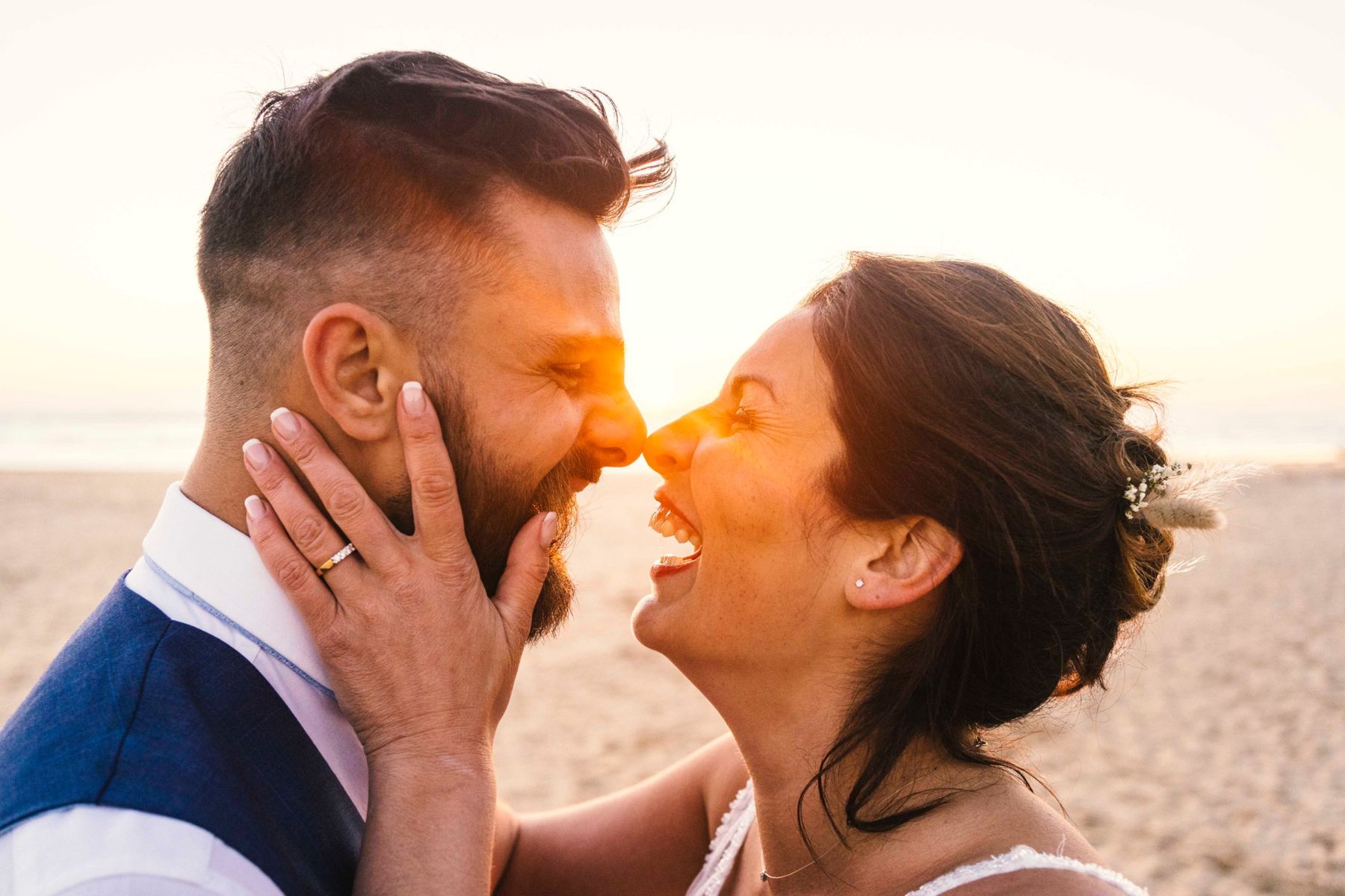 Maxence & Julie, Plage du Veillon, Vendée, photo 10 sur 12